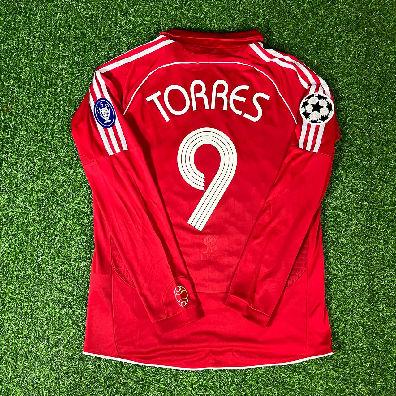 Fernando Torres 9 – Liverpool 2007 Athen Champions League Finale Retro Trikot Trikot Maillot Fußballtrikot