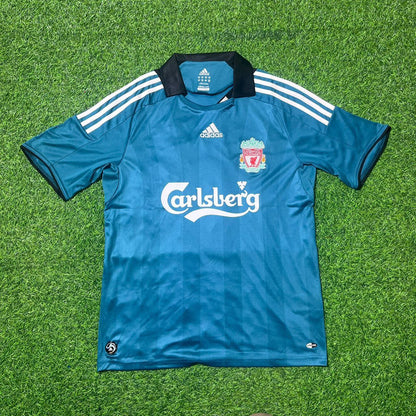Maillot de football rétro vert Liverpool 2008/09 – Fernando Torres