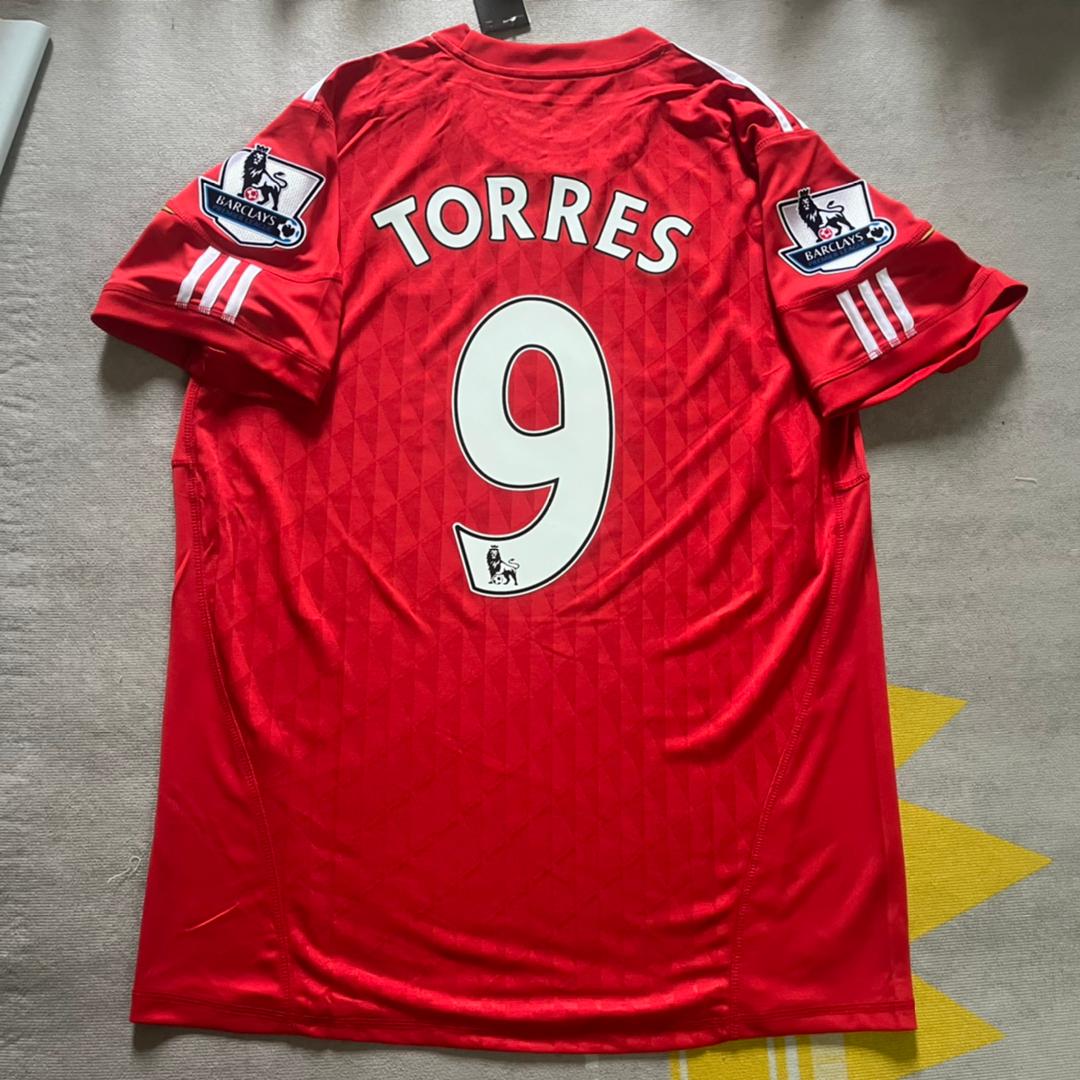 Fernando Torres Liverpool 2010 2011 Saison Rotes Retro Trikot