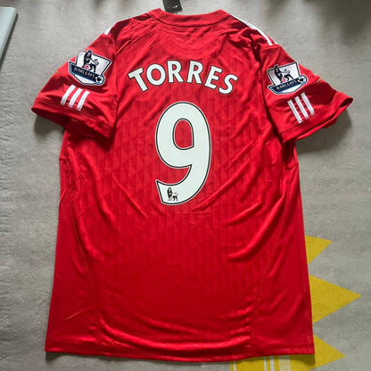 Fernando Torres Liverpool 2010 2011 Saison Rotes Retro Trikot