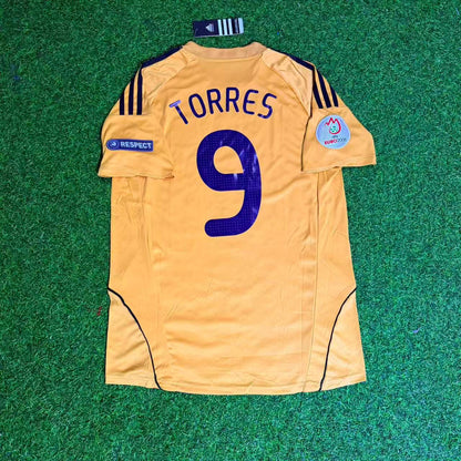 Fernando Torres 9- Spain EURO 2008 Retro Football Jersey