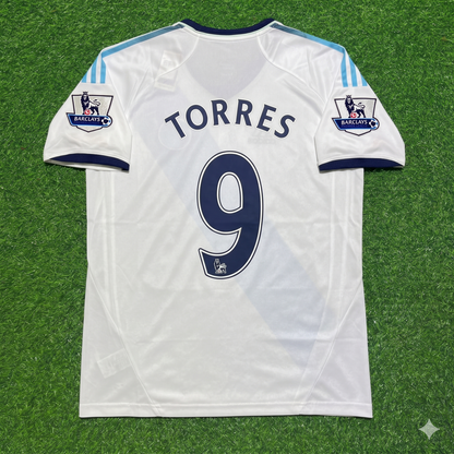 Chelsea White Retro Football Jersey – Fernando Torres
