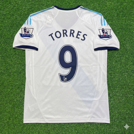 Chelsea White Retro Football Jersey – Fernando Torres