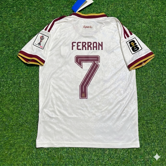 Maillot de football extérieur Ferrán Torres 11 - Espagne Coupe du Monde 2026