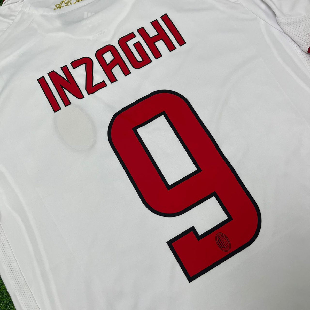 Filippo Inzaghi Milan Temporada 2009 2010 Camiseta Retro Blanca Trikot Maillot
