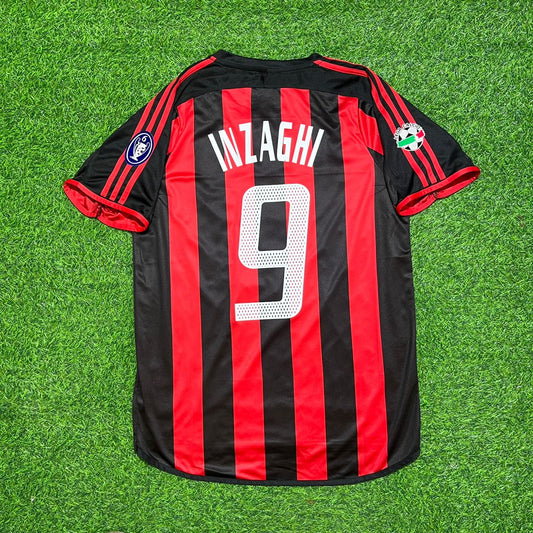 Filippo Inzaghi Milan 2003/2004 Heim-Retro-Fußballtrikot
