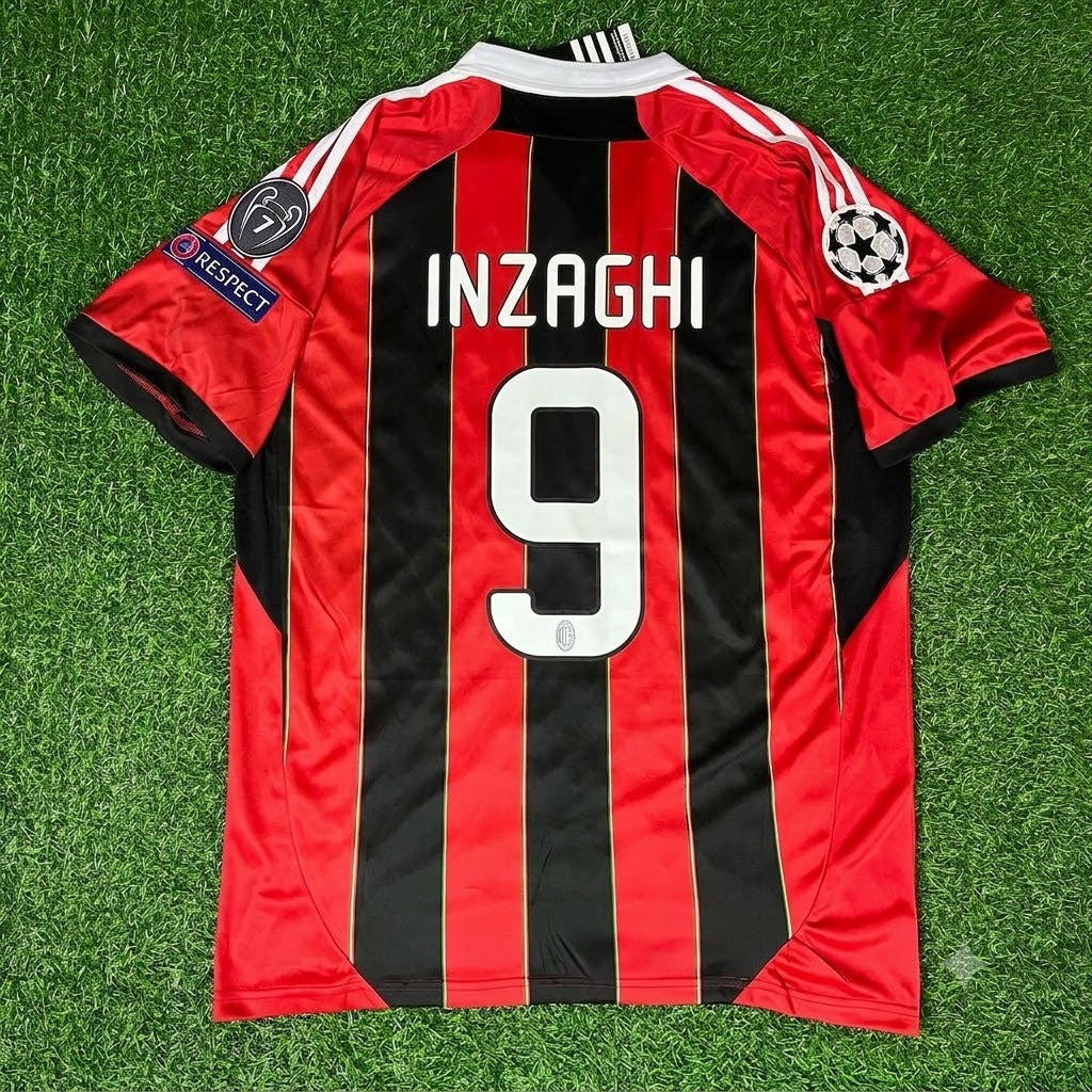 Filippo Inzaghi – AC Milan Home Retro Kit Jersey – | Trikot | Maillot Soccer Shirt