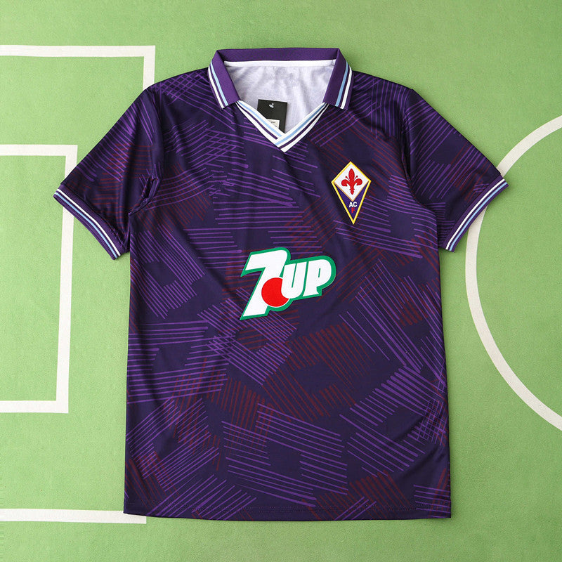 Fiorentina 1992/1993  Season Home Retro Football Jersey Trikot Maillot