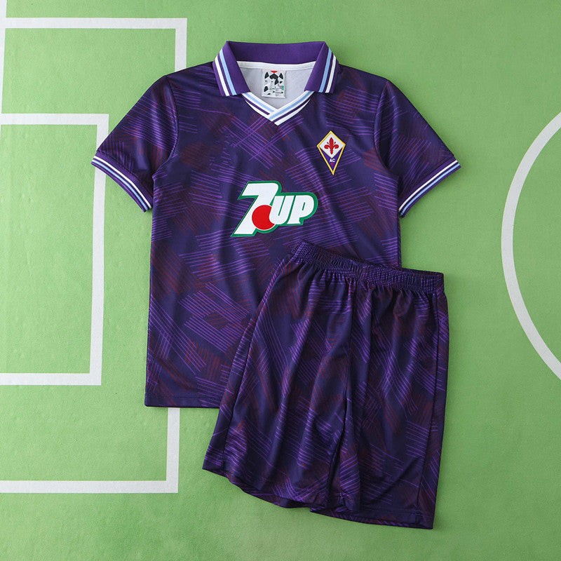 Maillot de football rétro enfant domicile Fiorentina 1992/1993
