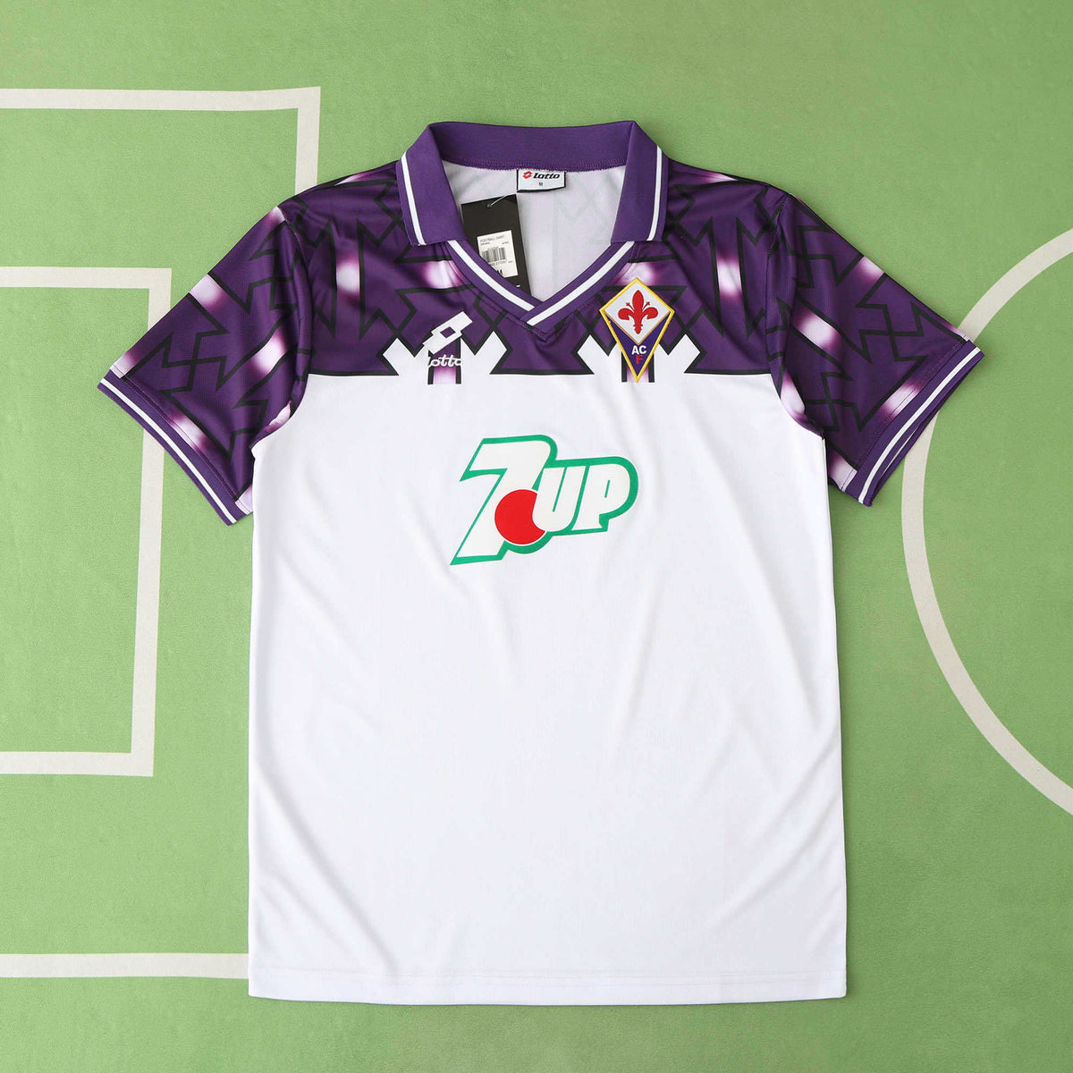 ACF Fiorentina 1992-1993 Season Retro Away Football Jersey Trikot Maillot