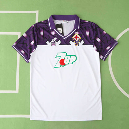 ACF Fiorentina 1992-1993 Season Retro Away Football Jersey Trikot Maillot