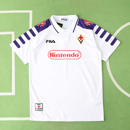 ACF Fiorentina 1998-1999 Season Retro Away Football Jersey Trikot Maillot