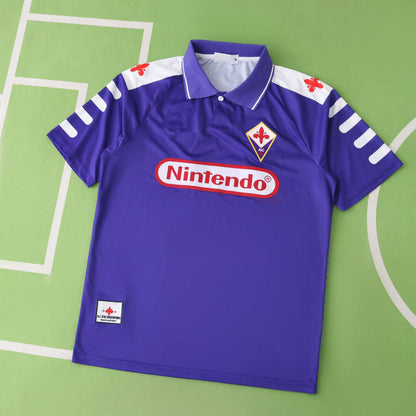 Maillot de football rétro domicile Fiorentina saison 1998