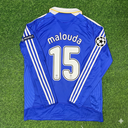 Camiseta de fútbol de manga larga del Chelsea de la final de la Liga de Campeones 2008 – Florent Malouda