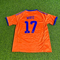 Florian Wirtz #17 Germany 2026 Orange Football Jersey