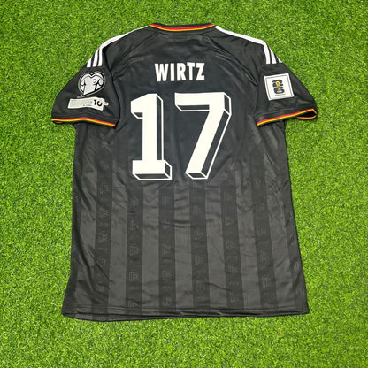 Florian Wirtz #17 Germany 2026 World Cup Kids Black Style Football Jersey