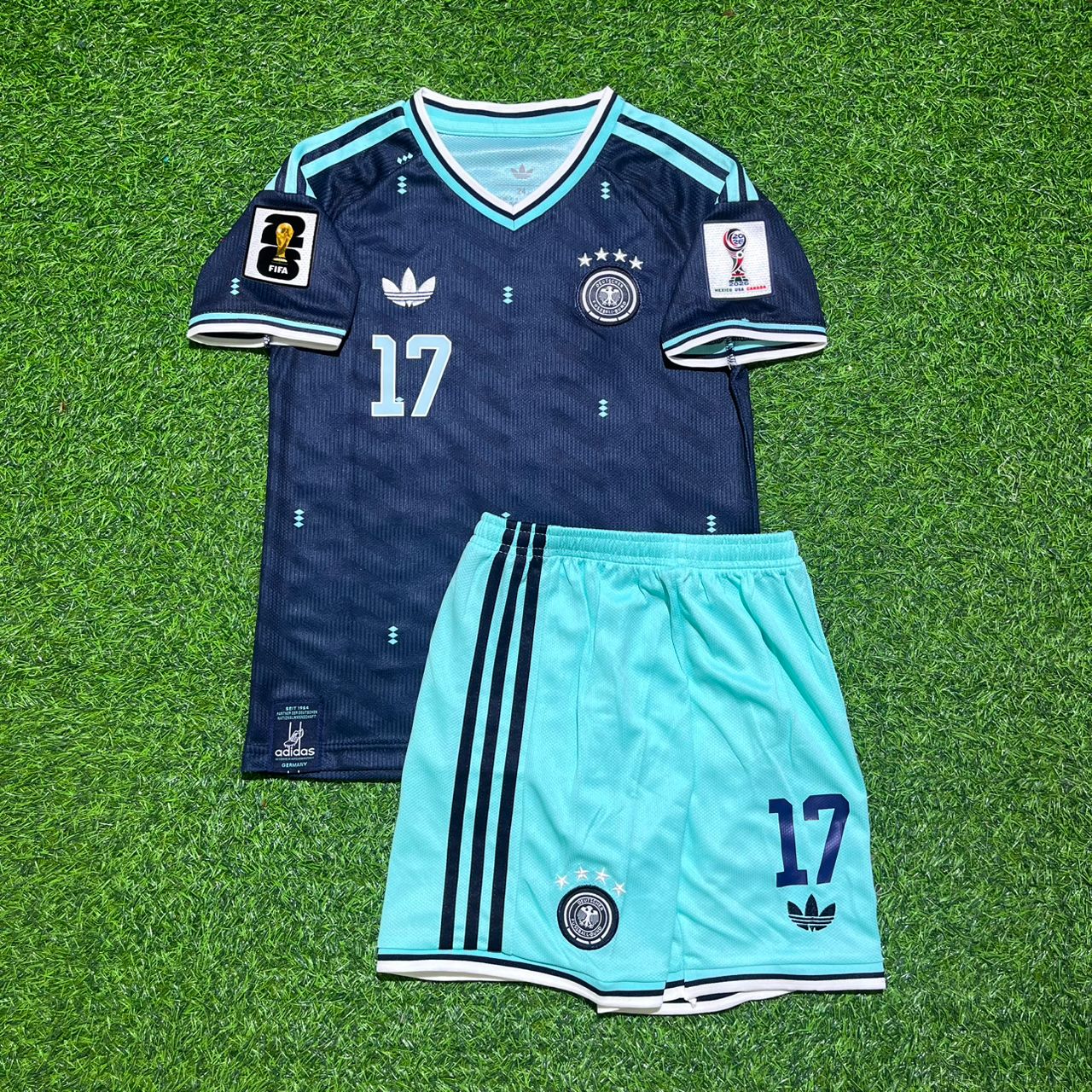 Florian Wirtz 17 - Allemagne Kit Maillot Football Enfant Coupe du Monde 2026