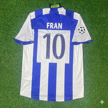 Fran Deportivo La Coruna 2003 2004 Retro Jersey Camiseta Soccer Shirt
