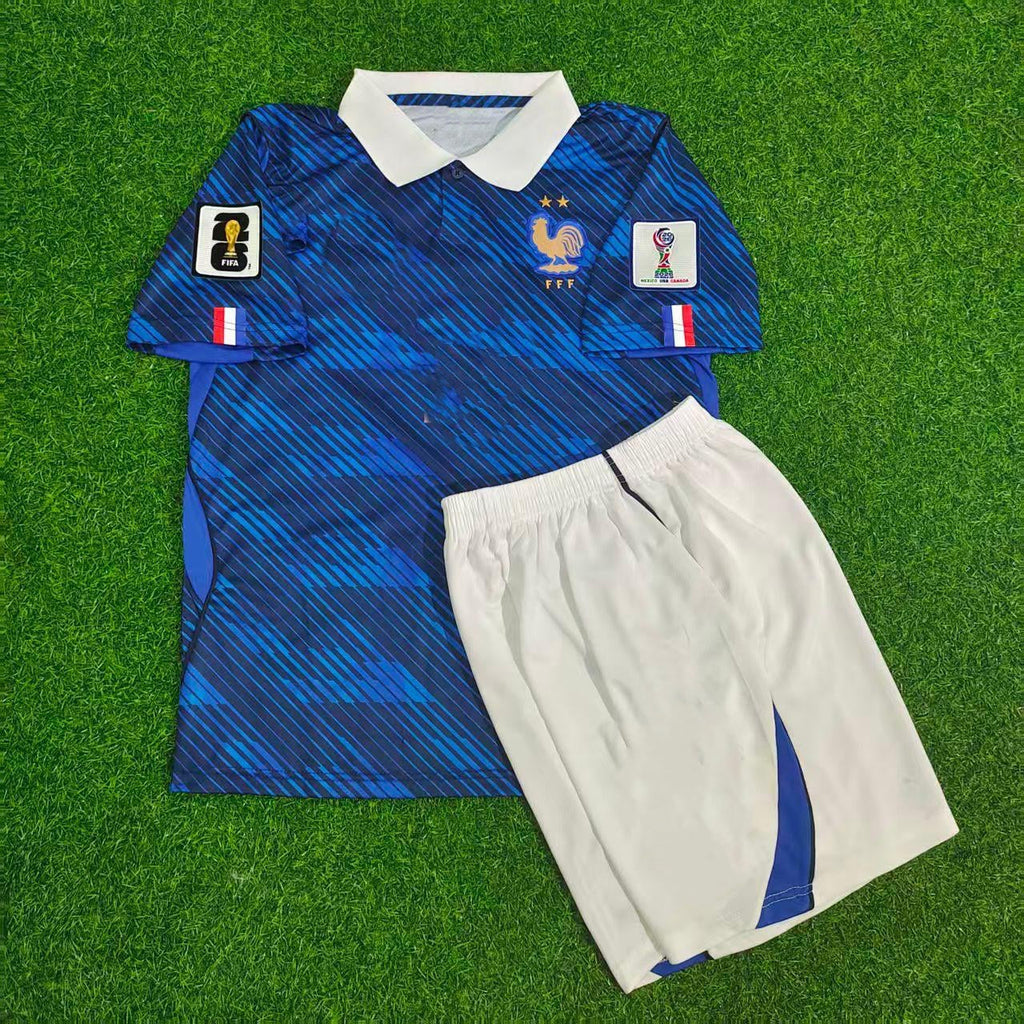 Frankreich Kinder Heimtrikot WM 2026 Blau