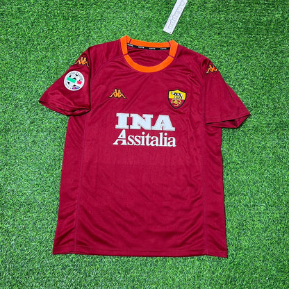 Maillot de football rétro domicile Francesco Totti 2000-2001