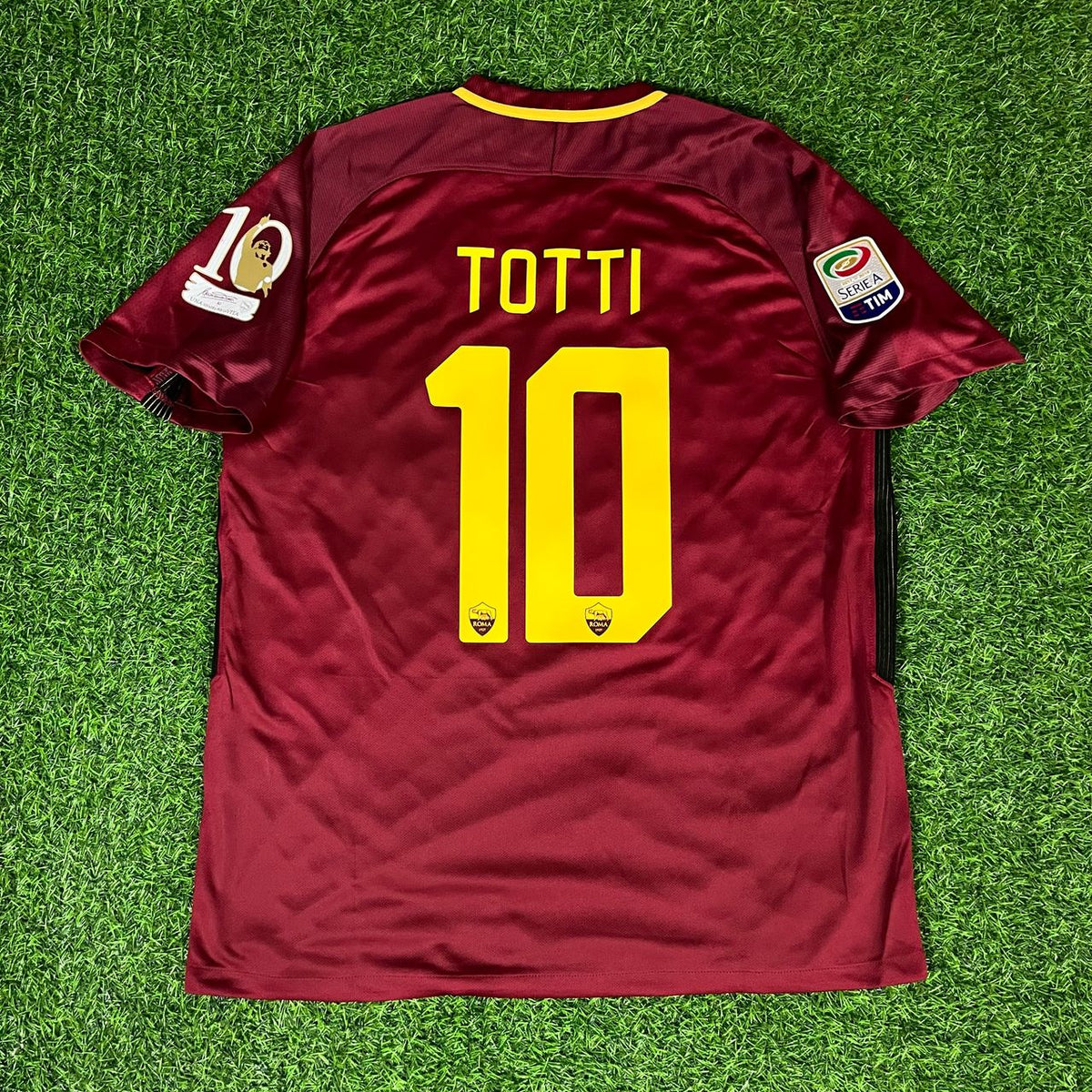 Francesco Totti 2017 Final Season Retro Football Jersey