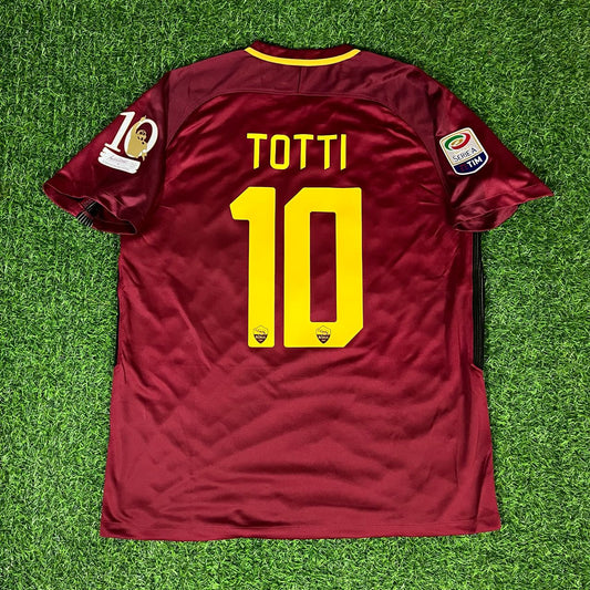 Francesco Totti 2017 Final Season Retro Football Jersey