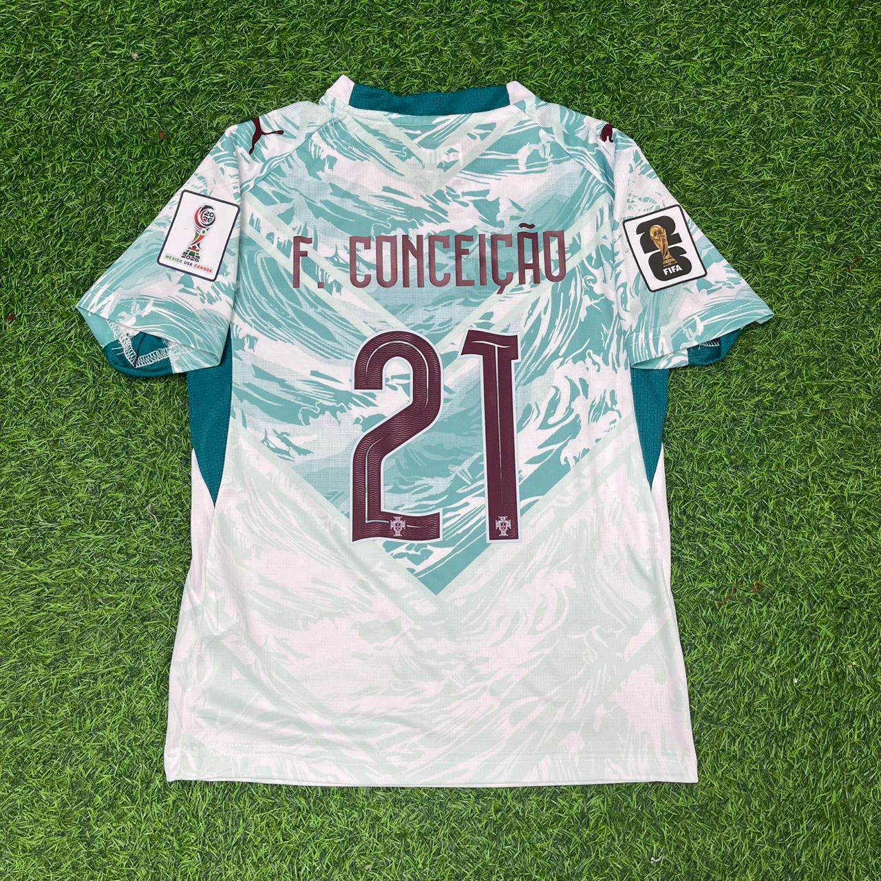 Francisco Conceicao Portugal WM 2026 Auswärtstrikot weiß