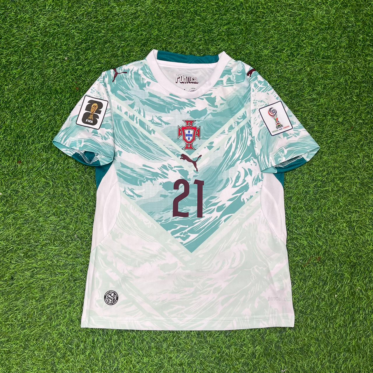 Francisco Conceicao Portugal 2026 World Cup Kids Away Football Jersey
