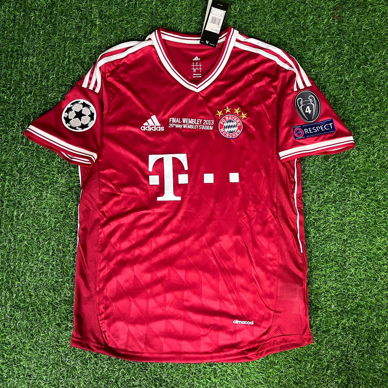 Arjen Robben  Bayern Munich 2013 Champions League Wembley Final Jersey Trikot Soccer Shirt