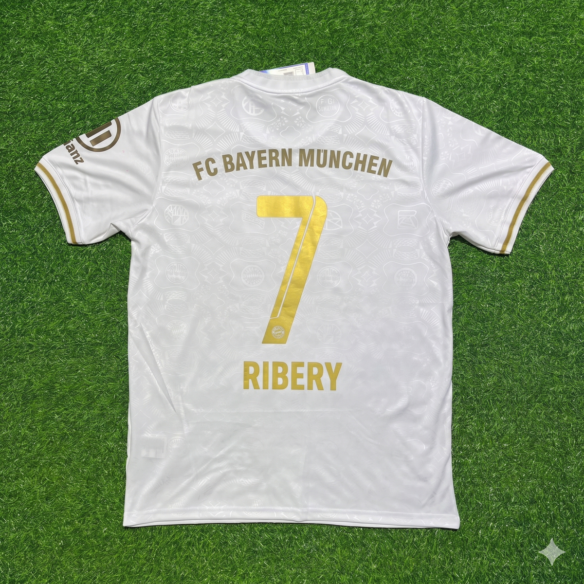 Bayern Munich 125 Years Anniversary Special-Edition White Jersey – Franck Ribery 7