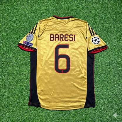 AC Milan Gold-Retro-Trikot – Franco Baresi 6