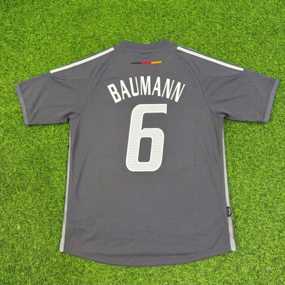 Germany 2002 World Cup Gray Special Retro Football Jersey – Frank Baumann