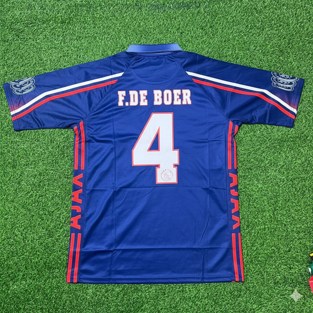 Frank de Boer Ajax 1997–1998 Retro Football Jersey Kit