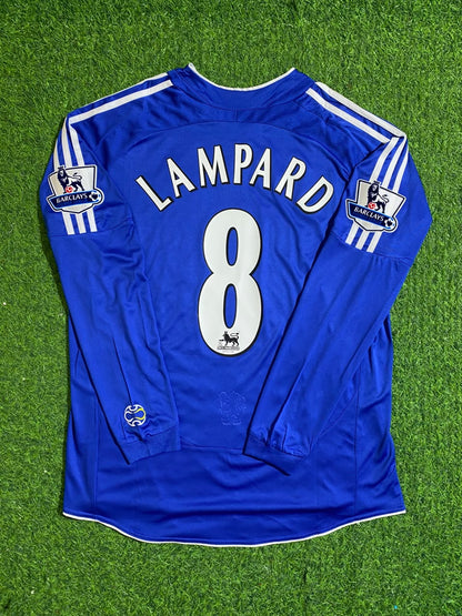 Chelsea 2006/08 Long Sleeve EPL Patch Football Jersey – Frank Lampard 8