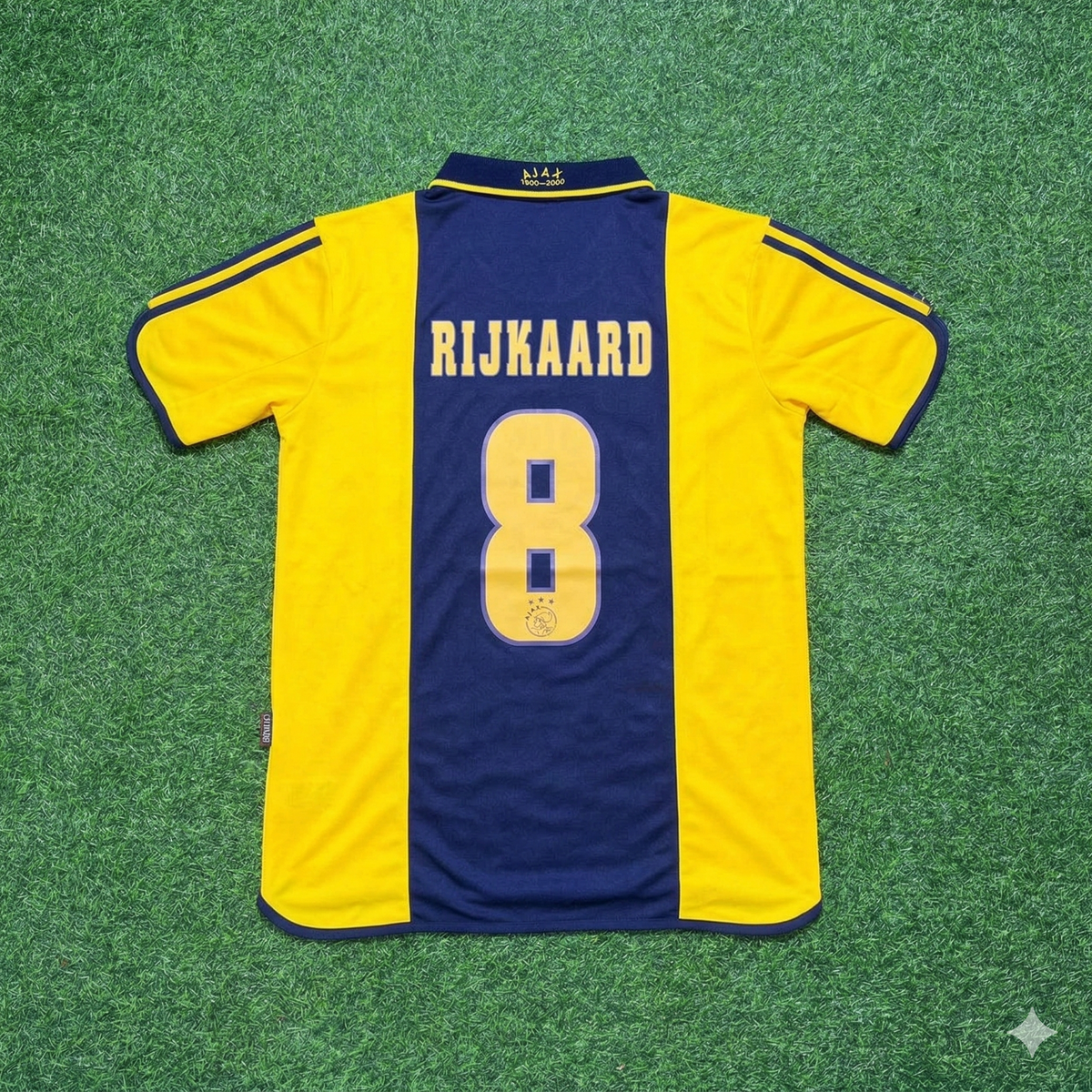 Camiseta de fútbol retro amarilla del Ajax – Frank Rijkaard