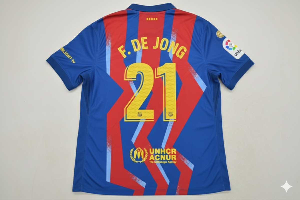 Frankie De Jong 21- Barcelona Supercopa de España 2026 Jersey Trikot Maillot