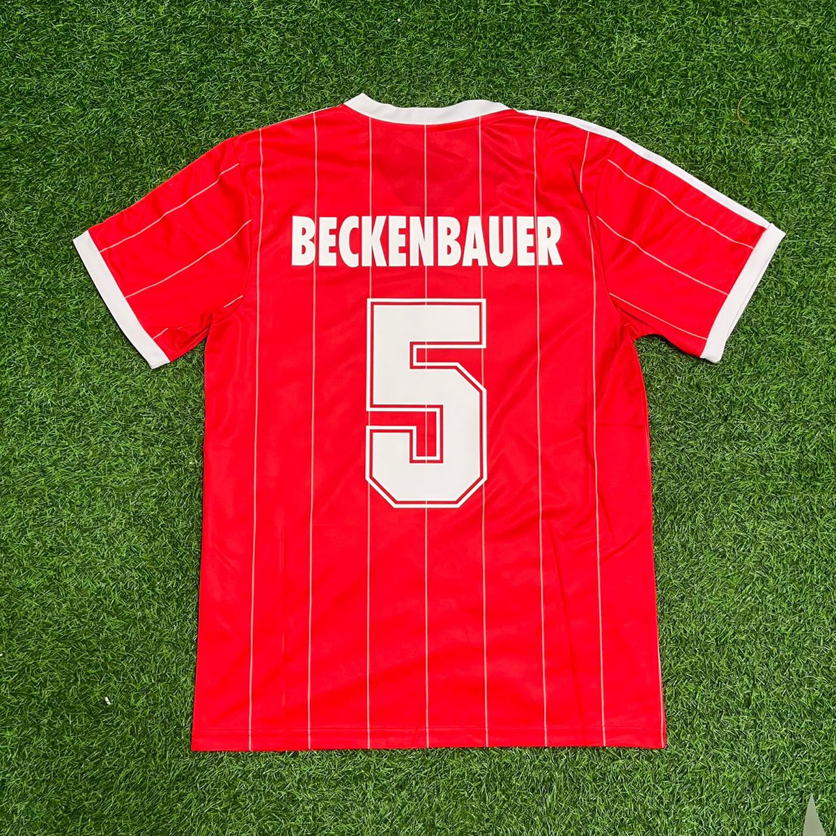 Franz Beckenbauer Hamburger SV HSV Rotes Heimtrikot Retro Fußballtrikot