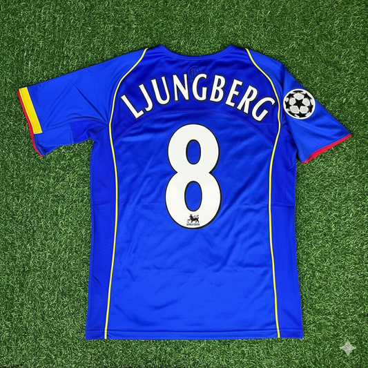 Freddie Ljungberg Arsenal 2004-05 Blaues Retro-Trikot