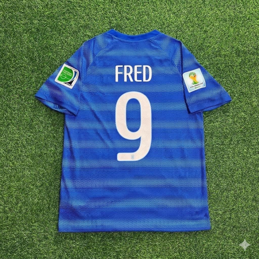 Frederico Chaves Guedes 9- WM 2014 Retro Blaues Trikot