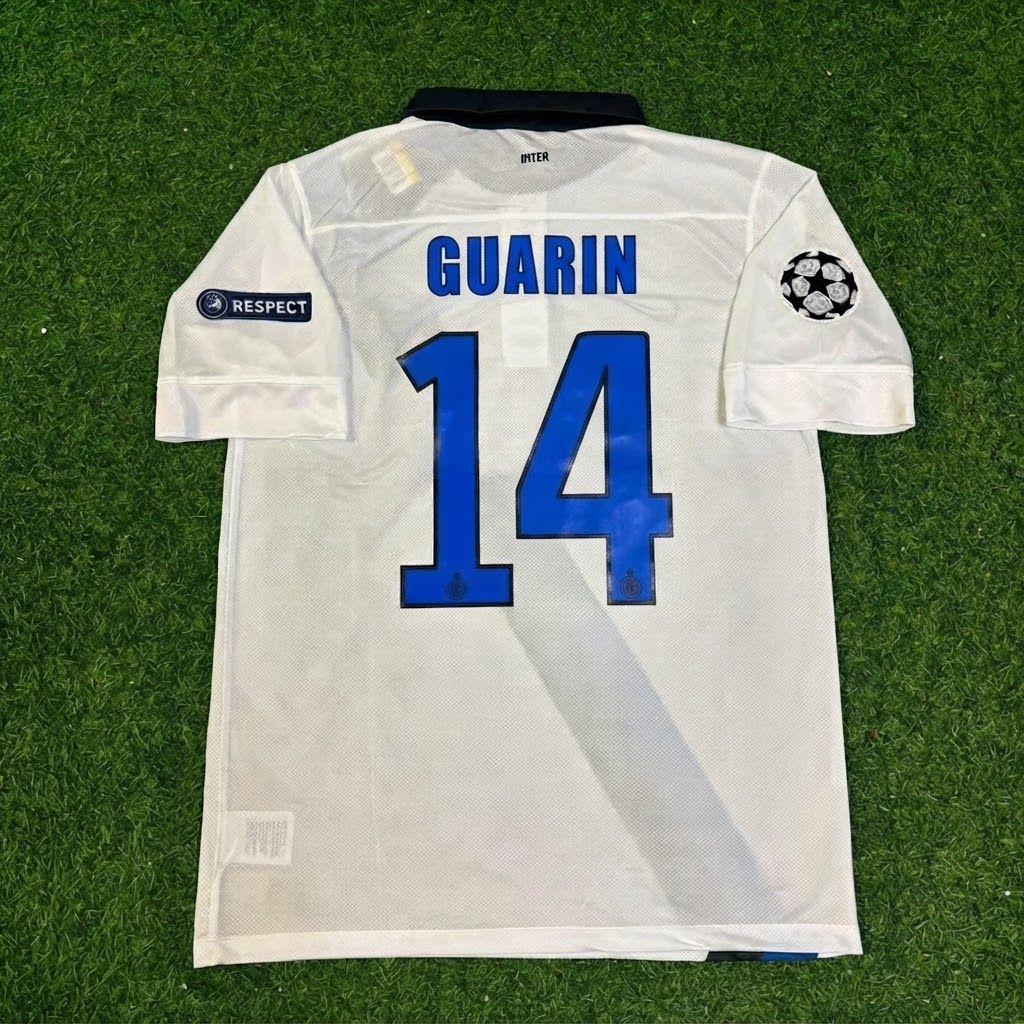 Fredy Guarín #14 Inter 2011/2012 Camiseta de visitante blanca Trikot Maillot Maglia Camiseta de fútbol