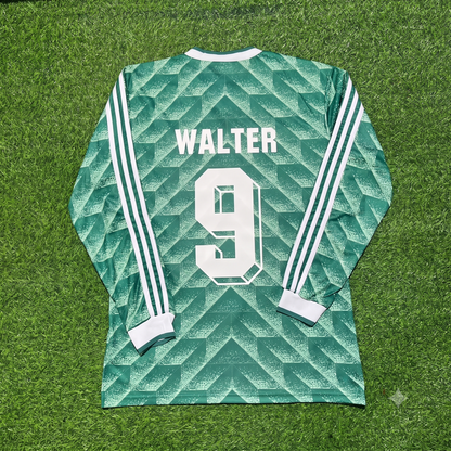 Maillot de football vert à manches longues de l’Allemagne, Coupe du monde 1990 – Fritz Walter