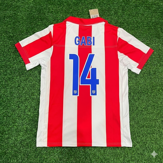 Gabi Atlético Madrid Retro-Fußballtrikot Trikot Maglia Shirt