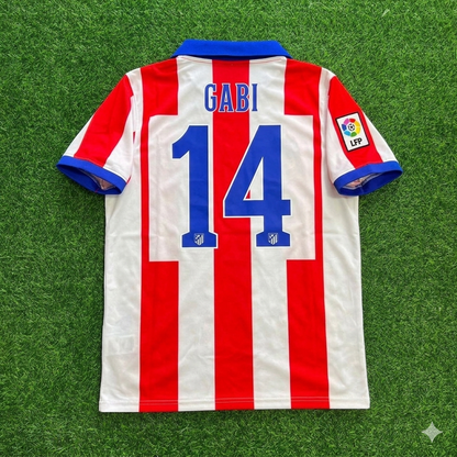 Gabi 14 Atlético Madrid Equipación Local Retro 2014/15 Camiseta de Fútbol