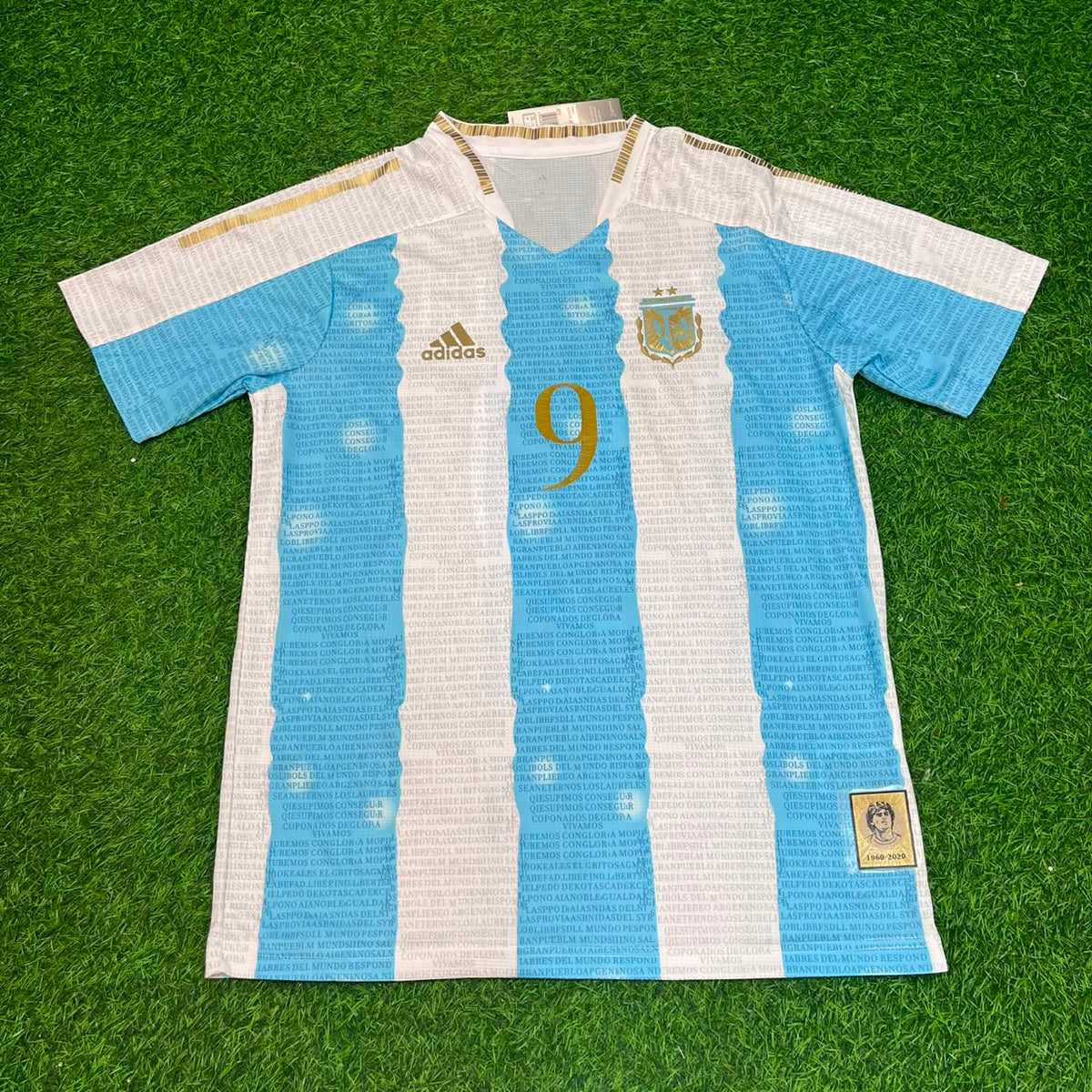 Argentina Commemorative Anniversary Football Jersey – Gabriel Batistuta