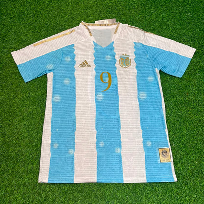 Argentina Commemorative Anniversary Football Jersey – Gabriel Batistuta