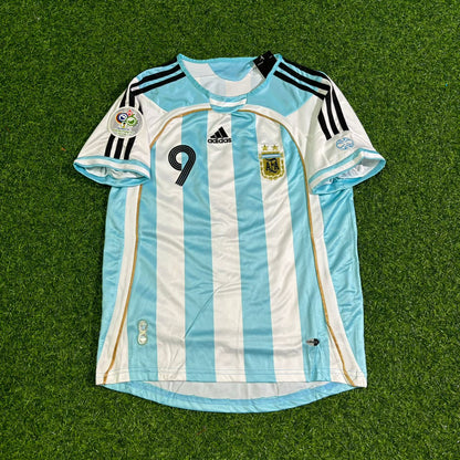 Gabriel Batistuta Argentinien Retro Fußballtrikot Trikot Maglia
