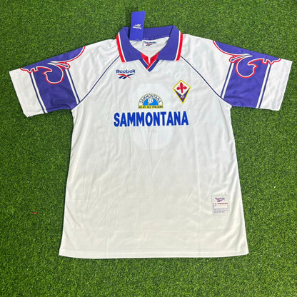 Gabriel Batistuta Fiorentina 1995–1997 Retro White Football Jersey
