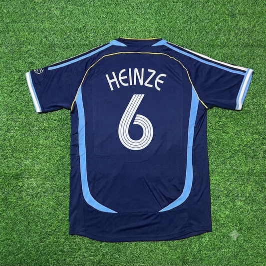 Argentina 2006 World Cup Dark Blue Home Retro Football Jersey – Gabriel Heinze 6
