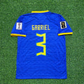 Gabriel Magalhães #3 Brasilien WM 2026 Auswärtstrikot Blau