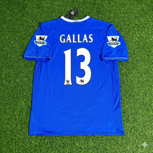 William Gallas Chelsea 2003 2005 Season Home Navy Blue Retro Jersey Trikot Soccer Shirt